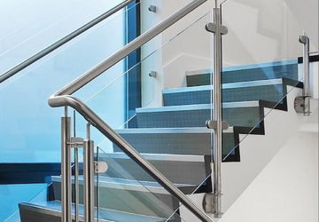 After SS Handrails and Glass Works